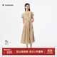 播高腰氣質(zhì)連衣裙女25夏季新款韓系chic別致長(cháng)裙DDS2LD5911 O20蒼瓊 XS