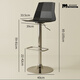 閩和賓升降高腳凳吧臺椅旋轉現代簡(jiǎn)約吧臺凳輕奢家用時(shí)尚吧椅前臺高腳椅 黑色：SH:59cm~81cm