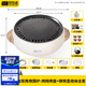 探險(xiǎn)者圍爐煮茶套裝電碳兩用室內(nèi)燒烤爐電烤爐戶(hù)外烤肉爐圍爐煮茶器具 電炭爐+烤網(wǎng)烤盤(pán)+鑄鐵壺收納全套