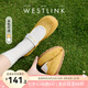 西遇運(yùn)動(dòng)芭蕾鞋女2025新款夏季丑萌圓頭黃色瑪麗珍鞋軟底平底單鞋七夕 黃色 38 (240)