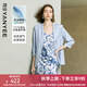 顏域藍色薄款小西裝女2025夏季新款通勤職業(yè)顯瘦修身西服短外套女 淺藍 L