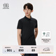 KOLON SPORT/可隆SECO POLO衫 男子吸濕速干戶外運(yùn)動(dòng)UPF50+防曬抗菌短袖T恤 LHPT5MT853-BK 黑色 XL 180/100A