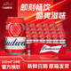 百威經典紅罐啤酒330ml*24瓶拉格易拉罐鋁罐醇正口感國產精釀原漿整箱 百威 330mL 24罐 整箱裝 新日期