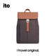 ITOPORCINI BACKPACK系列 商務(wù)旅行時(shí)尚電腦包女士雙肩包暮棕20L