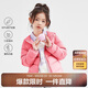 笛莎（DEESHA）女童2023秋短款三防輕薄羽絨服外套B32346801 櫻桃紅 130