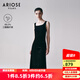艾諾絲雅詩【商場同款】2025春季新品三醋酸法式絲絨連衣裙背心裙女40129051 黑色 M