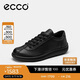 愛(ài)步（ECCO）休閑女鞋 舒適系帶休閑板鞋 柔酷零點(diǎn)女鞋系列220263 黑色 36 
