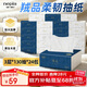 妮飄（Nepia）羢品系列抽紙加大加厚紙巾3層130抽*24包面巾紙衛生紙整箱