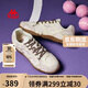 卡帕（Kappa）官方背靠背女鞋網(wǎng)面透氣運(yùn)動(dòng)鞋子女夏季輕便德訓(xùn)鞋女 奶酪白  39