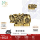 周生生七夕男士 聚財貔貅XL轉運珠黃金Charme酷黑系列串珠 95508C定價