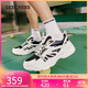 斯凱奇（Skechers）時(shí)尚綁帶運動(dòng)男鞋輕質(zhì)吸震透氣894201 自然色/黑色499 42.00 