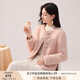 香影【咩咩絨】牛角扣羊羔毛風(fēng)短外套女2024秋冬新款毛絨仿生皮草 粉紅 L