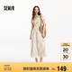 森馬（Semir）連衣裙女重工碎花田園風(fēng)度假2025夏荷葉邊收腰吊帶裙109325114008