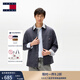 TOMMY JEANS【純棉牛津紡】25春夏男女巴恩風(fēng)燈芯絨翻領(lǐng)寬松襯衣襯衫20879 藏青色PT2 XL （推薦：170-190斤）