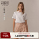 Teenie Weenie小熊女裝T恤2025夏新款清新馬卡龍活力純色圓領(lǐng)短袖