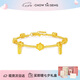 周大生純銀S925時(shí)尚輕奢碎銀子手串七夕禮物送女友 好運(yùn)蓮蓮手鏈