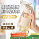 cica吸管杯孕婦產(chǎn)婦專用躺著喝水杯女耐高溫玻璃杯成人帶刻度杯子夏季 （帶重力球）米色 500ml
