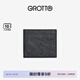 個(gè)樂(lè )經(jīng)典羊皮短款錢(qián)包手工真皮多卡位卡夾卡包情侶禮物 經(jīng)典黑（木馬）