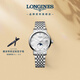 浪琴（LONGINES）瑞士手表 博雅系列 石英鋼帶女表  L43304876