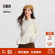 森馬（Semir）森柔毛衫|商場(chǎng)同款毛衣女圓領(lǐng)純色2024冬季絞花上衣101724107014