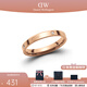 丹尼爾惠靈頓（DanielWellington）dw戒指女 星辰玫瑰金情侶對戒 求婚生日禮物送愛(ài)人 56號 DW00400224