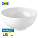 宜家（IKEA）365+湯碗飯碗家用盤子碗碟白色餐具 白色碗弧線型19cm