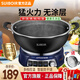 SUIBOIR蘇泊電炒鍋多功能一體家用炒菜專(zhuān)用多功能0涂層鐵鍋電鍋多功能鍋電煮鍋電蒸鍋燉蒸煮電熱鍋 7.5L 定時(shí)款【5-8人】36cm配蒸籠