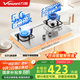 萬(wàn)和（Vanward）【小灶君B6·全可拆爐頭】天然氣燃?xì)庠?kW不銹鋼煙灶聯(lián)動(dòng)國(guó)家補(bǔ)貼20%嵌入家用煤氣雙爐具臺(tái)B6B60
