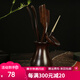 澳爵斯 功夫茶具 黑紫檀木茶道六君子 實(shí)木茶道零配件 茶藝 茶具 黑檀木花瓶六道
