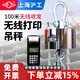 滬工 無(wú)線(xiàn)打印電子吊秤掛鉤稱(chēng)行車(chē)稱(chēng)吊磅工業(yè)吊鉤秤行車(chē)掛秤10噸/20噸 10噸(手持打印款)定制