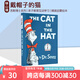 英文原版繪本 The Cat In The Hat 戴帽子的貓 精裝 Dr Seuss 蘇斯博士 兒童啟蒙學習故事書 親子教育互動學習 綠山墻