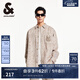杰克·瓊斯（JACK&JONES）男裝NBA聯(lián)名雄鹿隊春夏款男長袖襯衫燈芯絨字母logo長袖224405003 卡其色E11 卡其色E11 M 175
