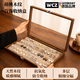 WCZ德國耳環(huán)收納盒耳釘耳飾展示架高檔精致大容量神器專(zhuān)用戒指項鏈首 【酒紅色】耳環(huán)專(zhuān)用【可放50對耳釘】