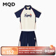 馬騎頓（MQD）男大童夏季新品籃球足球網(wǎng)球POLO衫T恤五分褲兩件套