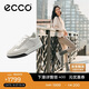 愛步（ECCO）25年新款復古德訓鞋厚底板鞋女 街頭球鞋272833 灰白色/白色37
