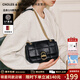 蔻一（Cnoles）包包女包2025斜挎包高級(jí)感菱格鏈條包奢品走心教師節(jié)禮物送女朋友 黑巧克力小號(hào)【送女友老婆走心】