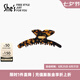 She's茜子醋酸板材大號(hào)抓夾高級(jí)感鯊魚夾發(fā)卡發(fā)夾后腦勺頭飾七夕節(jié)禮物 蝴蝶款大號(hào)SHU8719255F1