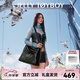 JellyToyboy包包女包JTB漫游包特別版2025新款大容量復古單肩通勤斜挎包 黑色