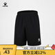 KELME/卡爾美運動(dòng)短褲男足球比賽訓練快干短褲夏季跑步透氣五分褲子 黑色 XL 180
