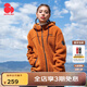 思凱樂SCALER戶外抓絨衛(wèi)衣女搖粒絨上衣保暖仿羊羔絨連帽外套抓絨衣 焦糖色 S