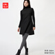 優(yōu)衣庫女裝HEATTECH EXTRA WARM絨面連褲襪/保暖衣打底褲480738 08 深灰色 M /160/84