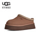 UGG春季女士舒適時(shí)尚厚底Tazz塔茨一腳蹬休閑懶人鞋 1174471 RYK | 淺橡棕色 37 尺碼偏小，建議拍大一碼