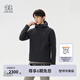 KOLON SPORT/可隆戶外軟殼衣 男子防水防風(fēng)透濕耐磨3L PCM軟殼夾克 LHJK5AN037-BK 黑色 L 175/96A