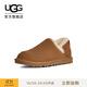 UGG秋季新款女士舒適時(shí)尚一腳蹬休閑懶人毛毛鞋1174572CHE|栗色37