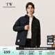 Teenie Weenie Men小熊男裝羽絨服2025冬新款簡約翻領(lǐng)休閑時尚輕薄外套 藏青色 XL