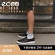 愛步（ECCO）休閑鞋男 2025年新品舒適一腳蹬板鞋牛皮男鞋 柔酷60周年525454 黑色52545401001 42