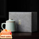 唐豐李桂蓮汝窯辦公杯可養開(kāi)片帶過(guò)濾泡茶杯茶水分離個(gè)人杯禮盒裝