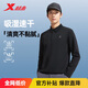 特步長(cháng)袖POLO衫男子運動(dòng)休閑吸濕速干秋季內搭時(shí)尚戶(hù)外百搭