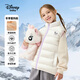 迪士尼寶寶（Disney Baby）兒童羽絨馬甲男女童背心中大童裝春季輕薄羽絨服外套 米色 160
