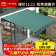 紫葉（ziye）遮陽(yáng)棚伸縮式雨棚手搖庭院陽(yáng)臺電動(dòng)戶(hù)外防雨遮陽(yáng)蓬折疊商鋪遮雨棚